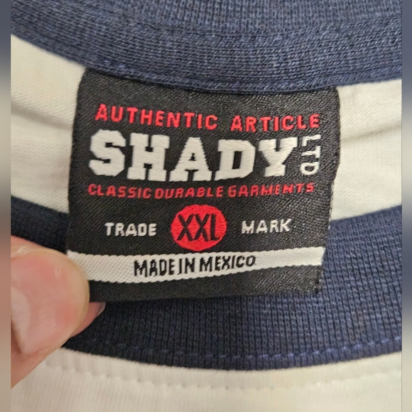 New Y2K Shady Limited Vintage Eminem White T-Shirt Size XXL Hip-hop Rap - Picture 4 of 8